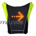 LED Wireless Turn Signal Light Vest Guiding Light Reflective Luminous Safety Warning Direction with remote for Night Cycling Riding Bicycle Running Walking Hiking Business Travel School Bag - B079HTTLS8